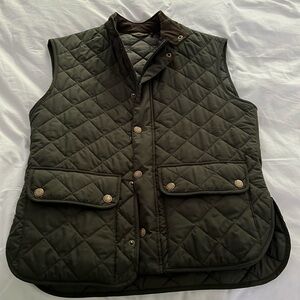 Classic quilter Barbour vest (Large, green)